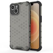 Honeycomb case for iPhone 14 Plus armored hybrid cover black, Hurtel
