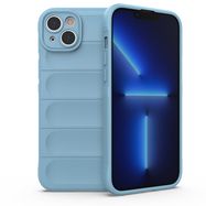 Magic Shield Case case for iPhone 14 Plus flexible armored case light blue, Hurtel