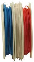 WIRE WRAP WIRE, 50FT, 30AWG, COPPER, WHITE/BLUE/RED