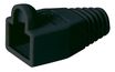 Strain Relief Boot for RJ45 Plugs, black - cable entry 6.40 mm 11216