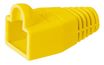 Strain Relief Boot for RJ45 Plugs, yellow-orange - cable entry 6.40 mm 11235