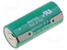 Battery: lithium; 3V; 2/3AA,2/3R6; 1350mAh; non-rechargeable VARTA MICROBATTERY