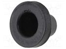 Grommet; Ømount.hole: 21mm; rubber; black; Panel thick: max.2mm ERGOM