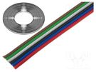 Wire: ribbon; TLWY; 6x0.75mm2; stranded; Cu; unshielded; PVC; 150V TECHNOKABEL