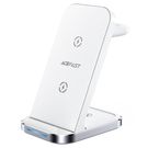 Acefast 3in1 wireless charging station for phone, headphones, smartwatch white (E15), Acefast