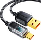 Joyroom USB cable - USB C 66W for fast charging and data transfer 1.2 m black (S-AC066A4), Joyroom