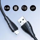 Joyroom cable USB - Lightning 2.4A Surpass Series 1.2 m black (S-UL012A11), Joyroom
