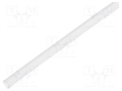 Insulating tube; silicone; transparent; -50÷200°C; Øint: 2mm CYG/KTG CB-SRT-2.0