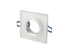 LED line® downlight glass square white 90x26x10mm frosted GLIKKA