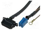 Cable for CD changer; ISO mini socket 8pin,VW, Audi 12pin 4CARMEDIA