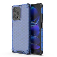 Honeycomb case for Xiaomi Redmi Note 12 Pro+ armored hybrid cover blue, Hurtel