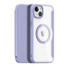 Dux Ducis Skin X Pro Magnetic Flip MagSafe Case iPhone 15 Plus - Purple, Dux Ducis