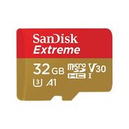 Memory card SanDisk Extreme microSDHC 32GB 100/60 MB/s V30 A1 U3 4K (SDSQXAF-032G-GN6MA), SanDisk