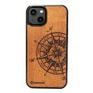 Bewood Traveler Merbau wooden case for iPhone 15, Bewood
