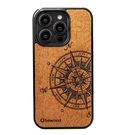 Bewood Traveler Merbau wooden case for iPhone 15 Pro, Bewood