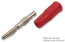 CONNECTOR, 2MM PLUG RED