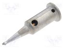 Tip; conical sloped; 1mm; for gas soldering iron; PORTAPRO PORTASOL