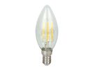 LED lemputė E14 C35 230V 4W 480lm, šiltai balta 2700K, LED line LITE