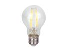 LED lemputė E27 A60 230V 4W 840lm, šiltai balta 2700K, pritemdoma, LED line LITE