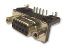 D-SUB CONNECTOR, RECEPTACLE, 9POS
