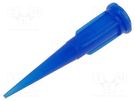 Needle: plastic; 1.25"; Size: 22; straight,conical; 0.41mm FISNAR