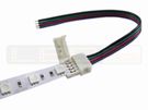CLICK single connector for LED strips 10mm 4pin with cable