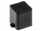 Button; rectangular; black; BS800L,BS800N CANAL ELECTRONIC