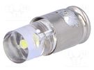 LED lamp; white cold; S5,7s; 24÷28VDC; No.of diodes: 1; -30÷75°C MARL