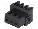 Plug; IDC; female; NR; 2.5mm; PIN: 3; for cable; 250V; 2A; Layout: 1x3 JST