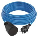 Weatherproof Extension Cord 10 m / 1 socket / blue / silicon / 230 V / 1,5 mm2, EMOS