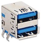 STACKED USB CONN, 3.0, USB TYPE A, 9POS