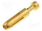 Contact; female; iron; gold-plated; 0.5mm2; Han E®; crimped; 16A HARTING