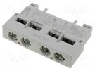 Auxiliary contacts; NO + NC; front; Leads: screw terminals SCHNEIDER ELECTRIC