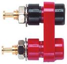 DOUBLE PIN TIP JACK, 1.5KV, 5A, RED