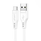 USB to USB-C Acefast C3-04 cable, 1.2m (white), Acefast