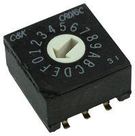 ROTARY SWITCH, 10 POS, 24VDC, SMD