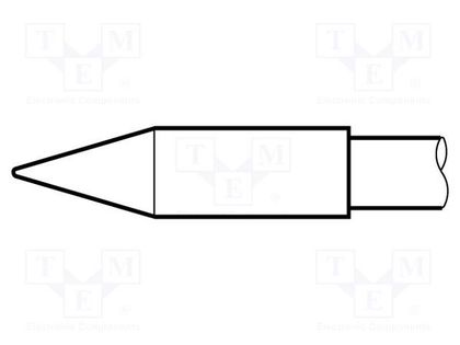 Tip; conical; 0.6mm; longlife JBC TOOLS JBC-C245937