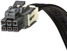 CABLE ASSY, 6POS, RCPT-RCPT, 3.3'