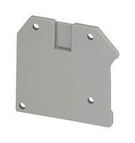END COVER, GREY, DIN RAIL