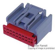 CONNECTOR HOUSING, RCPT, 16POS, 2.54MM