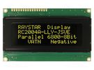 Display: LCD; alphanumeric; VA Negative; 20x4; 98x60x13.6mm; LED RAYSTAR OPTRONICS