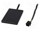 RFID reader; 7÷32V; 1-wire; antenna; 54x85x7mm; black; 13.56MHz NETRONIX
