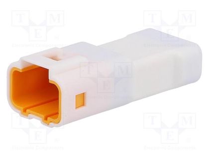 Plug; wire-wire; male; JWPF; 2mm; PIN: 4; w/o contacts; 100V; 3A; IPX7 JST 04T-JWPF-VSLE-S