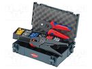 Kit: for crimping; Kit: crimping tools,insulated ferrules KNIPEX