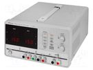 Power supply: programmable laboratory; Ch: 3; 0÷30VDC; 0÷3A; 0÷3A TWINTEX