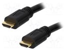 Cable; HDMI 1.4; HDMI plug,both sides; PVC; Len: 20m; black LOGILINK