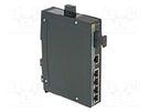 Switch PoE Ethernet; unmanaged; Number of ports: 5; 9÷60VDC; IP30 HARTING