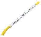 CABLE MARKER, PRE PRINTED, POM, YELLOW