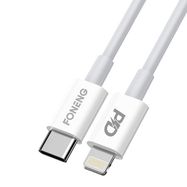 USB-C cable for Lighting Foneng X31, 3A, 2M (white), Foneng