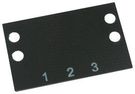 TERMINAL BLOCK MARKER, 1 TO 3, 9.53MM